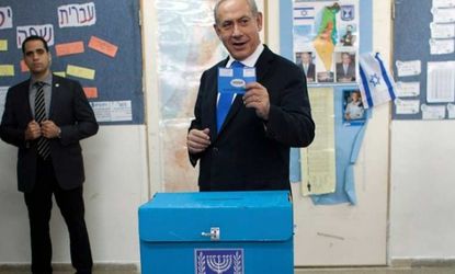 Who could Prime Minister Netanyahu possibly be voting for? 