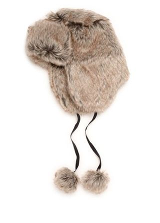 French Connection faux fur hat, £30