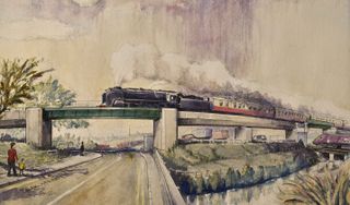 Great Central Railway painting