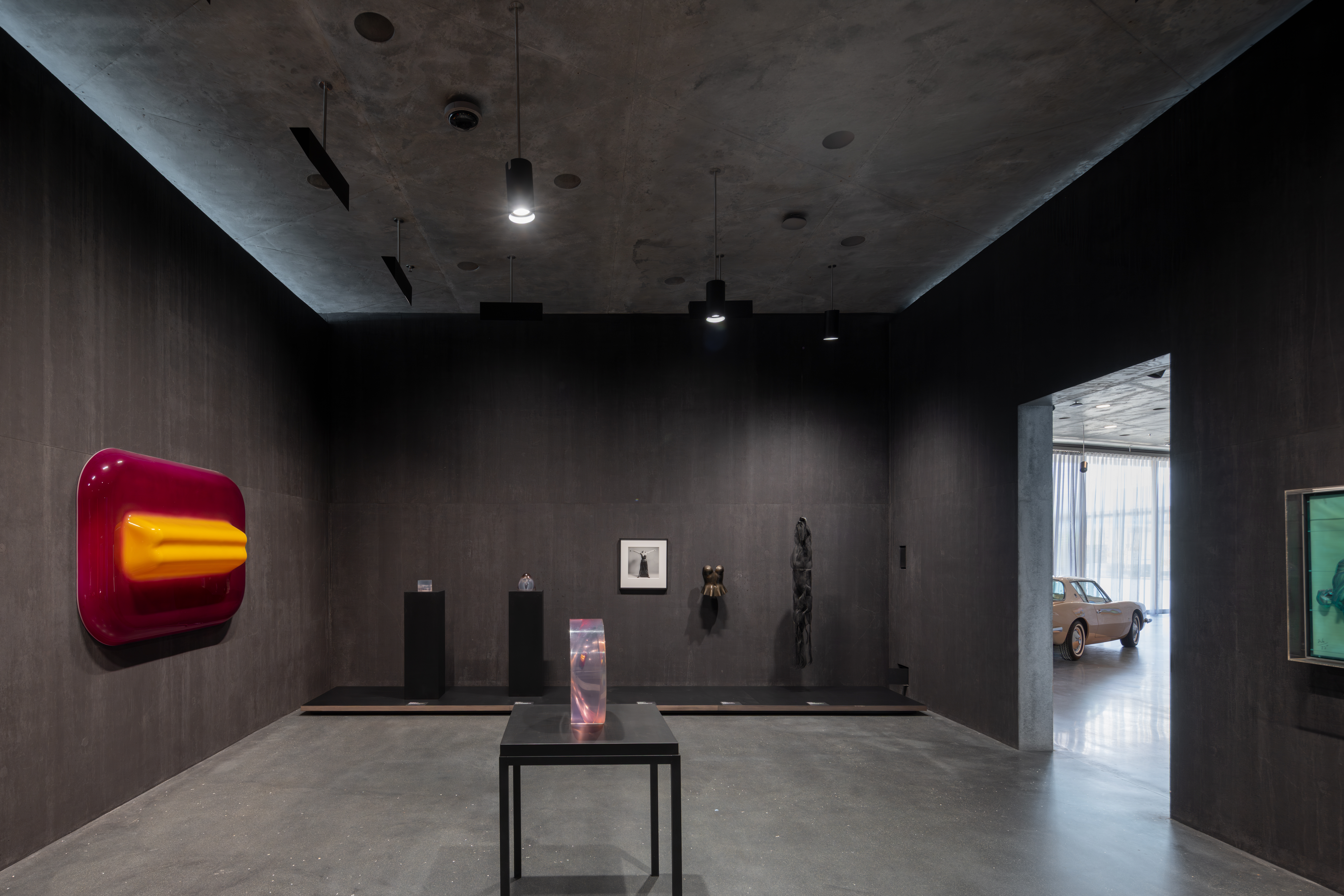 interior of gallery at David Geffen Galleries at LACMA