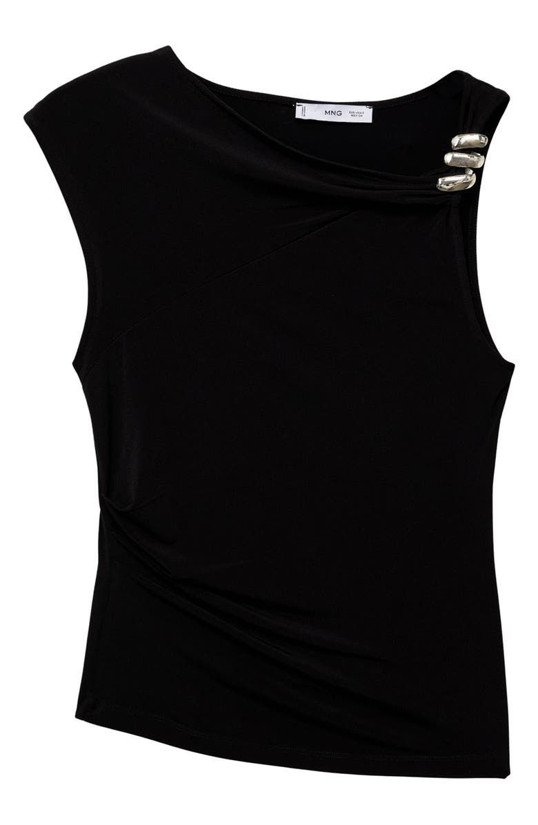 Meli Asymmetric Jersey Top