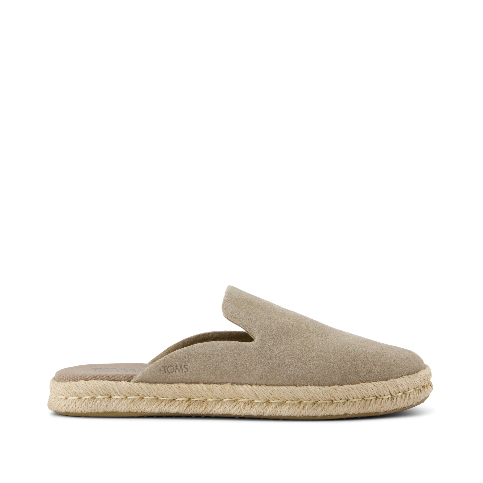 Santiago Mule Espadrille - Dark Grey Suede