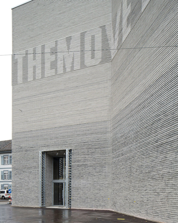 The structure is minimalist inside out