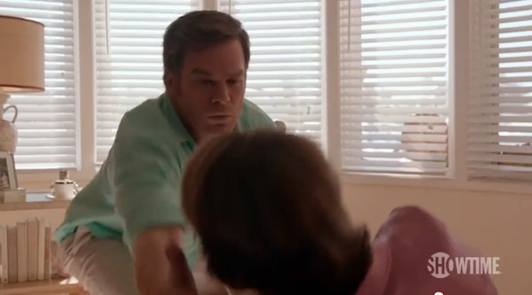 Dexter sedating someone