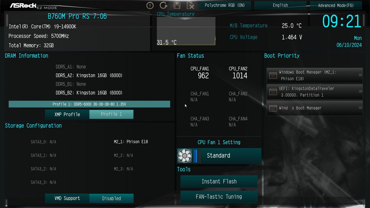 ASRock B760M Pro RS