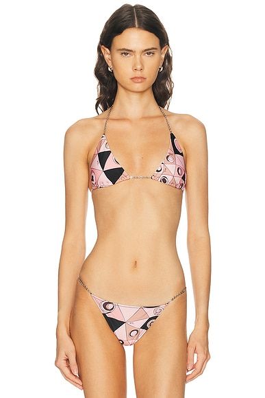 Lycra Triangle Bikini Bra Top