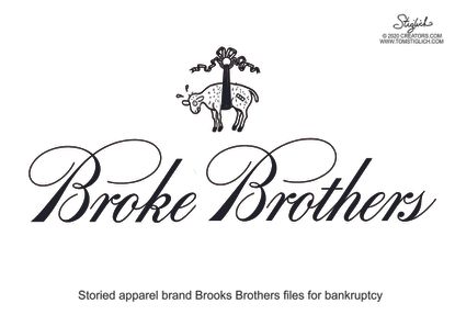 Editorial Cartoon U.S. Brooks Brothers bankruptcy