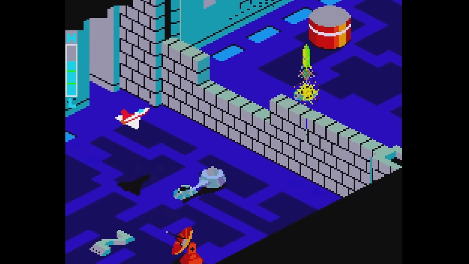 Zaxxon remake in UEFI