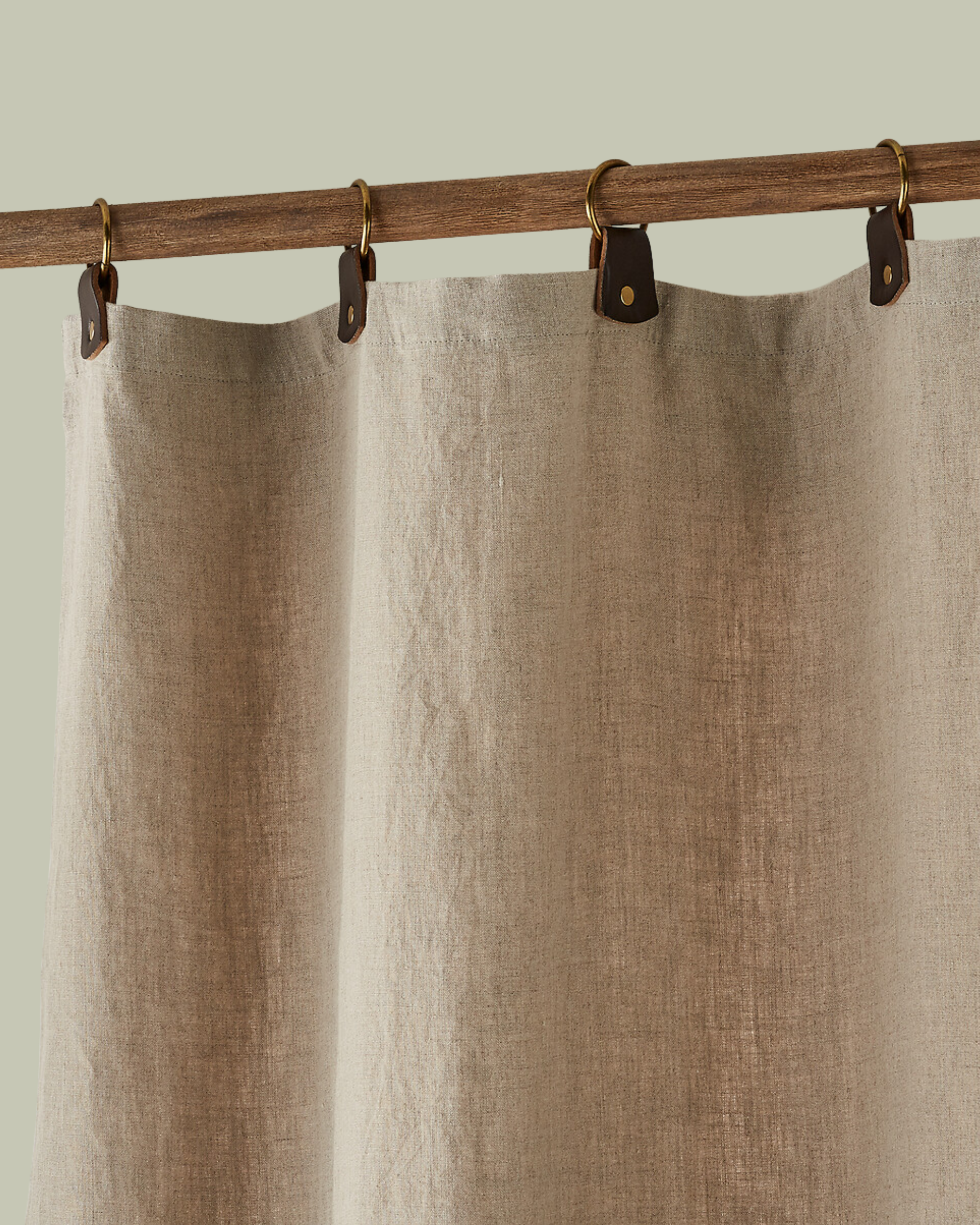 AM.PM, Private Lined Washed Linen Curtain