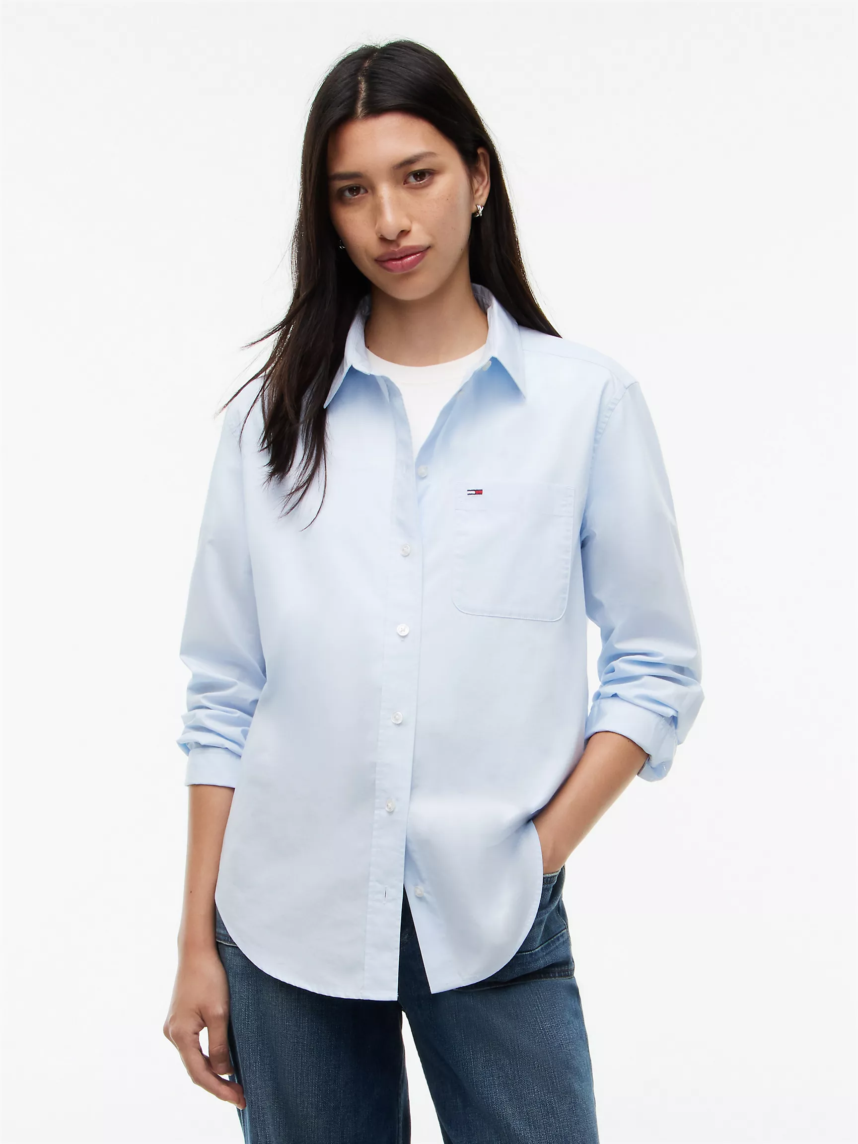Tommy Hilfiger, Tommy Jeans Relaxed Fit Poplin Shirt