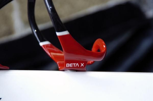The Beta X has a very slender design so it doesn't stand out too much
