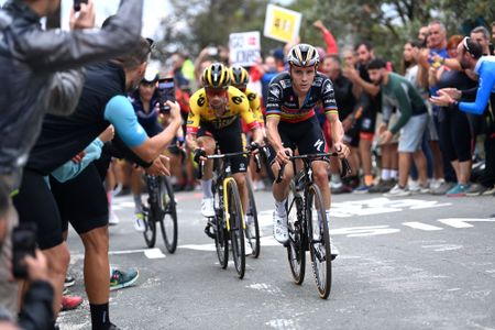 Remco Evenepoel and Primoz Roglic