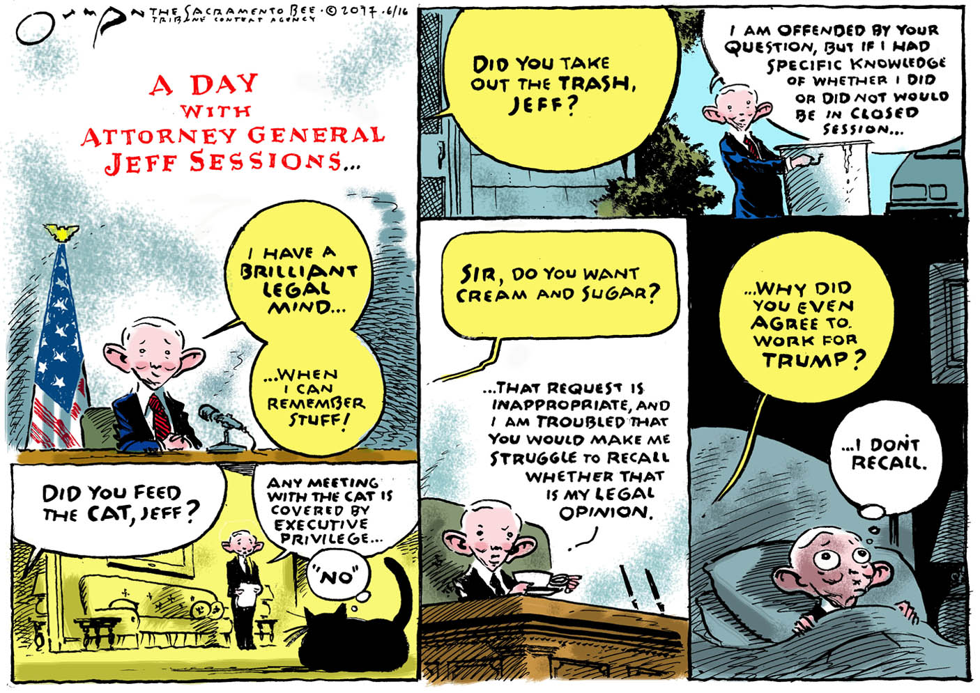 Political cartoon U.S. GOP Candidates 2016