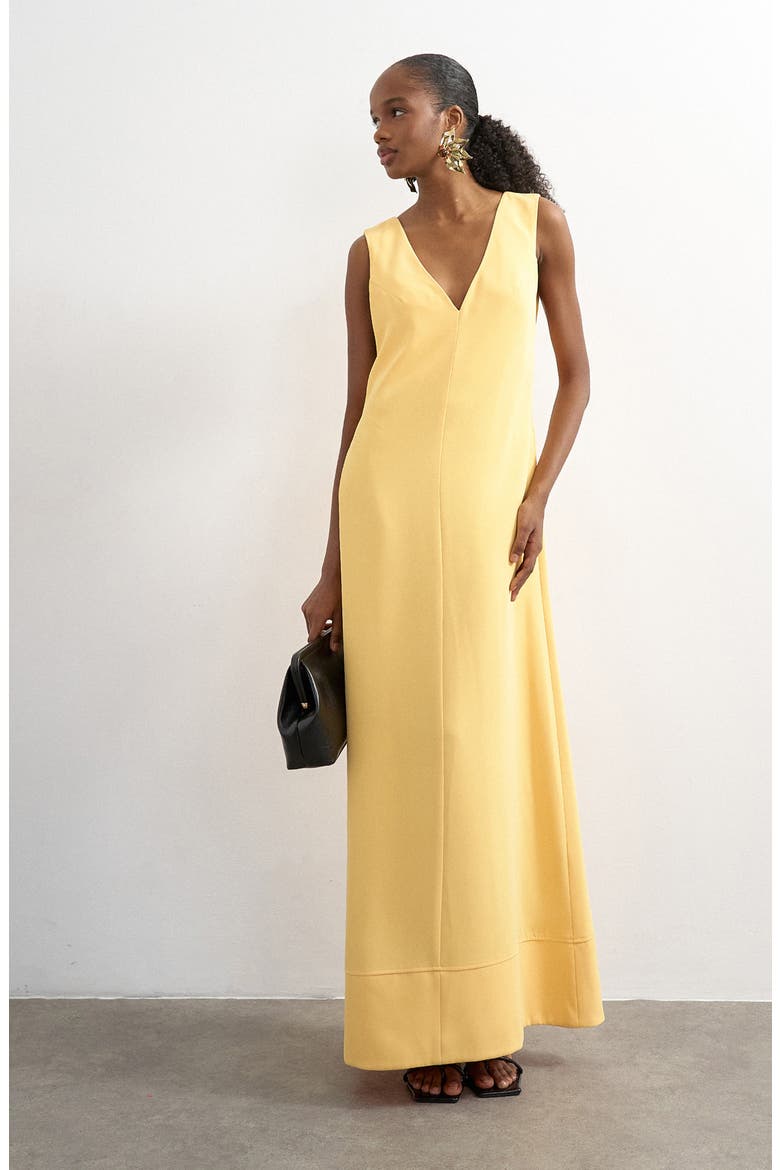 V-Neck Maxi Dress