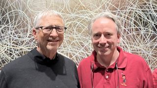 Bill Gates and Linus Torvalds together in a photograph shared by Mark Russinovich on LinkedIn