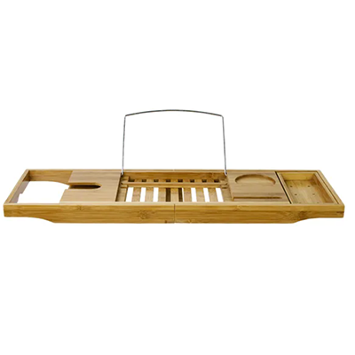 Extendable bath tray