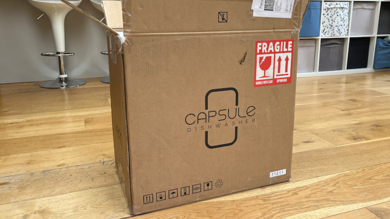 Loch Capsule countertop dishwasher in box
