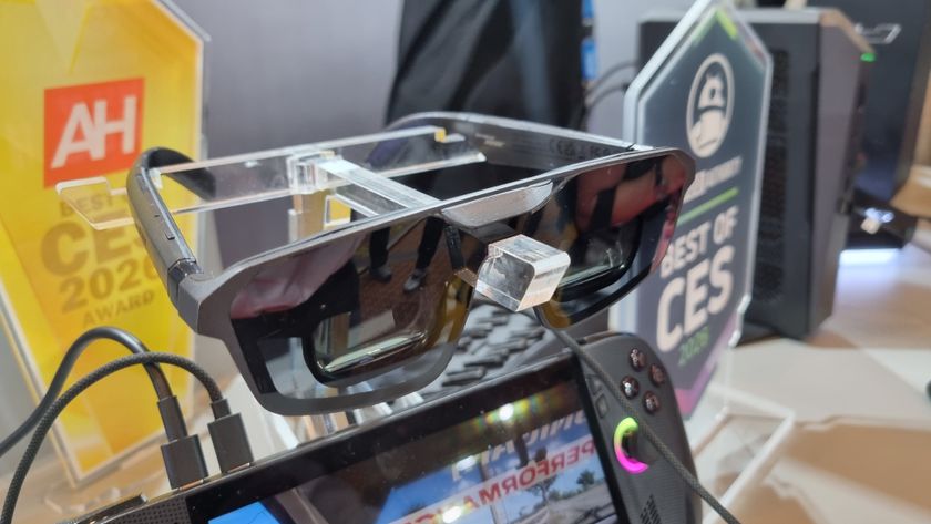 The Asus ROG Xreal R1 AR sunglasses at CES 2026