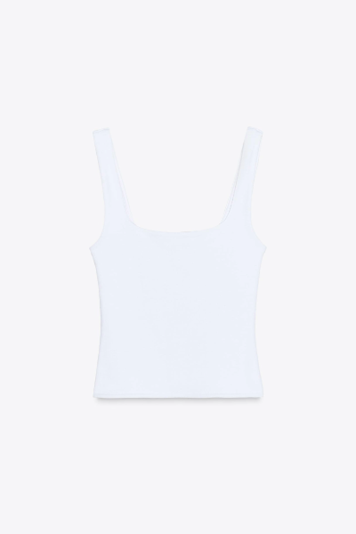 ZARA, Wide Strap Tank Top