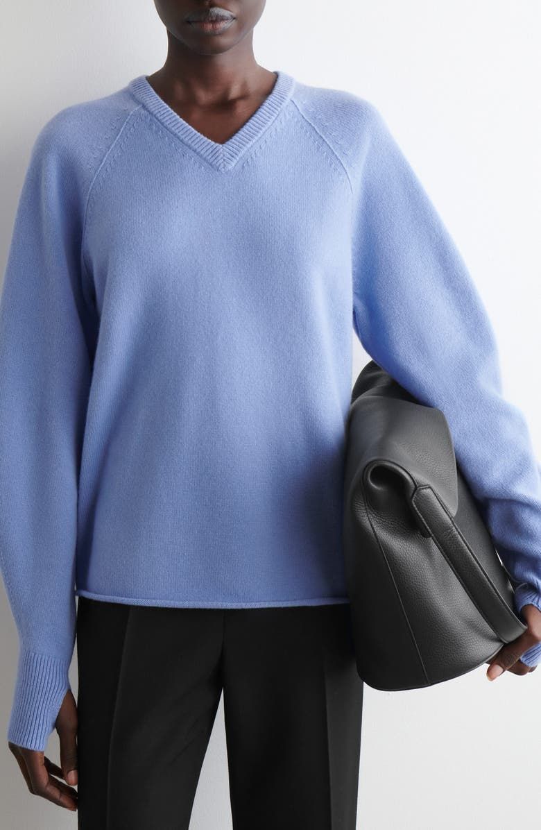 Merino Wool V-Neck Sweater