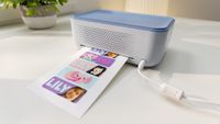 A selection of press shots featuring the two new Cricut sticker machines. 