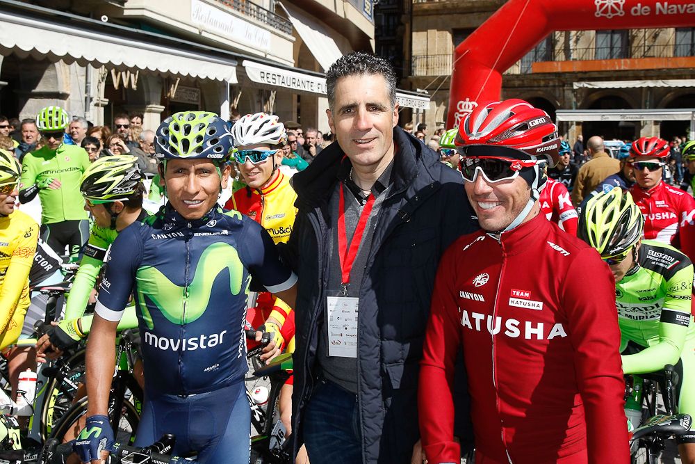 Nairo Quintana, Miguel Indurain and Joaquin Rodriguez