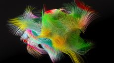 An abstract image showing multiple dimensions.