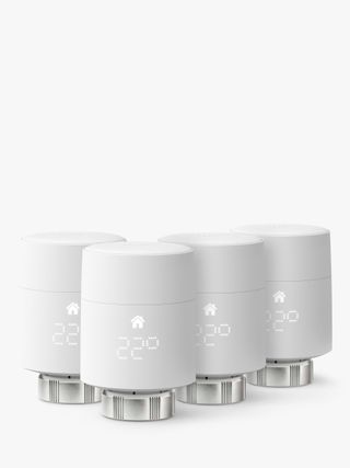 Tado Add-On Smart Radiator Thermostat, White, Pack of 4