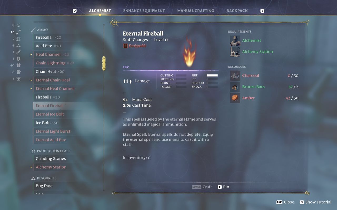 Enshrouded Amber