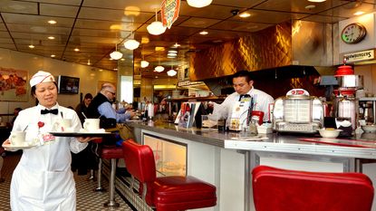 An American diner