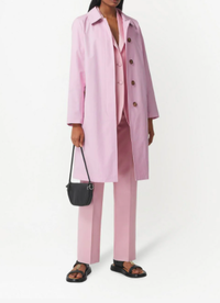 Single-breasted Car Coat, £1,350 ($1,780) | Burberry at Farfetch