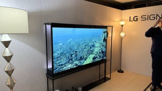 LG OLED T hands-on at CES 2024
