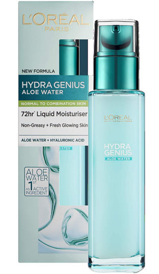 L'Oreal Paris Hydra Genius Hyaluronic Acid + Aloe Liquid Hydrating Moisturiser