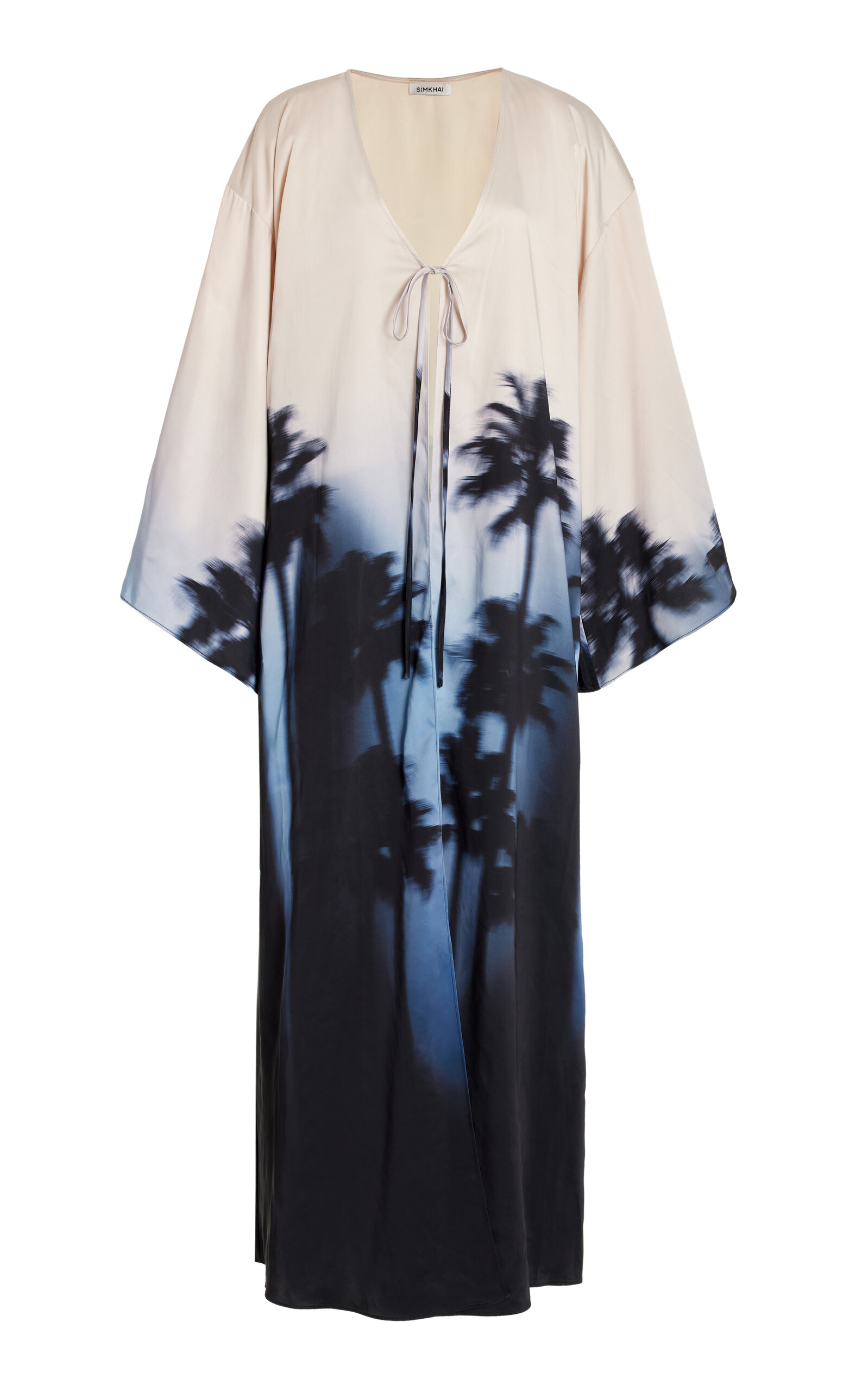 Pascal Printed Satin Maxi Dress