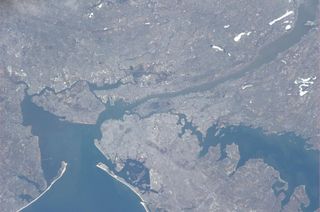 New York City Seen from the International Space Station