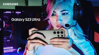 Una imagen de marketing filtrada del Samsung Galaxy S23 Ultra