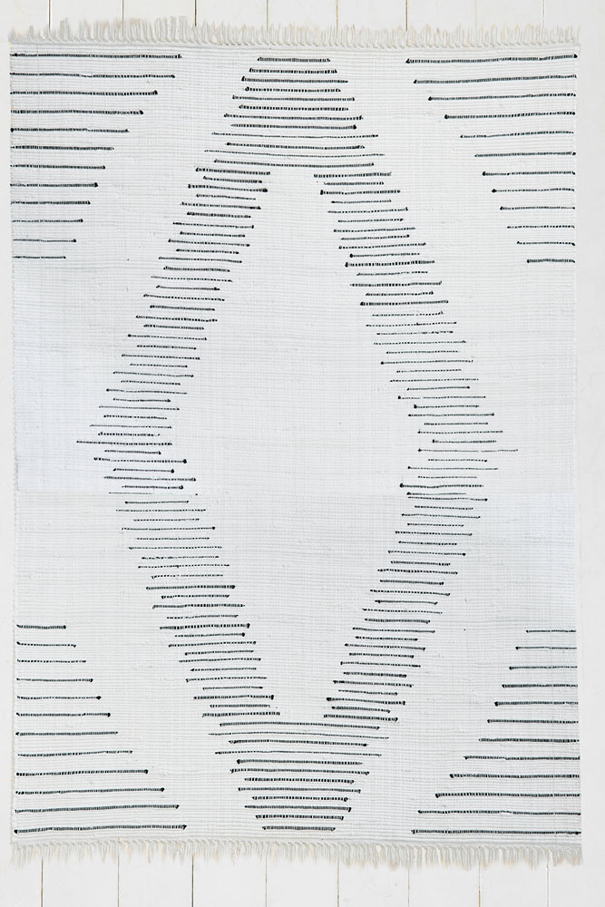 Wyatt braided white rug, £69, Urban Outfitters