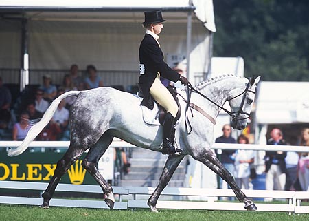 Lenamore and Lexi Jackson (née Mackinnon) at Burghley in 2003