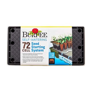 Burpee seed starter tray on white background