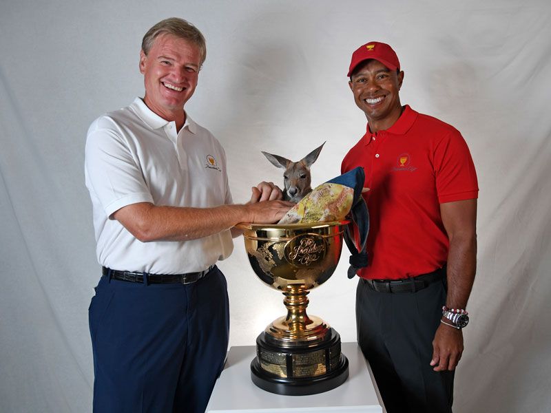 Tiger Woods And Ernie Els