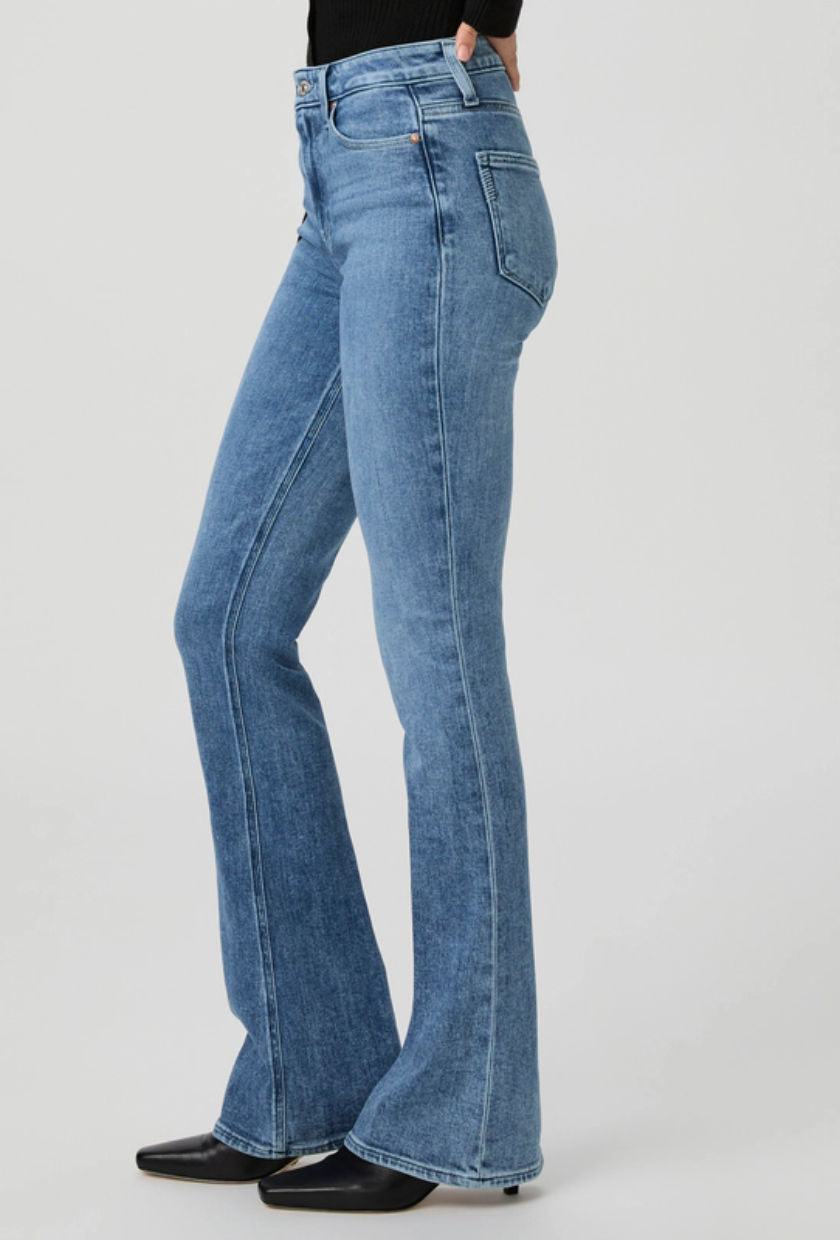 An image of the best flared jeans from Paige.