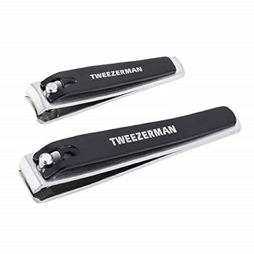 Tweezerman Stainless Steel Nail Combo Set With Fingernail and Toenail Clippers