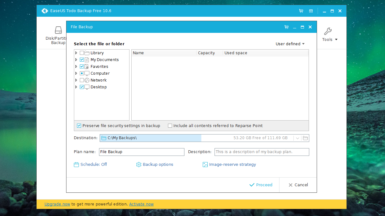 EaseUS Todo Backup Free protects work from accidental deletion