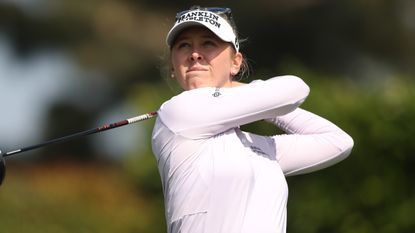 Jessica Korda at the 2023 JM Eagle LA Championship at Wilshire Country Club