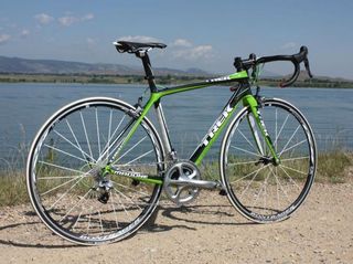 Trek's latest Madone 6-Series flagship chassis is substantially stiffer in front triangle torsion than its predecessor for a snappier overall feel while thankfully retaining its outstanding handling characteristics