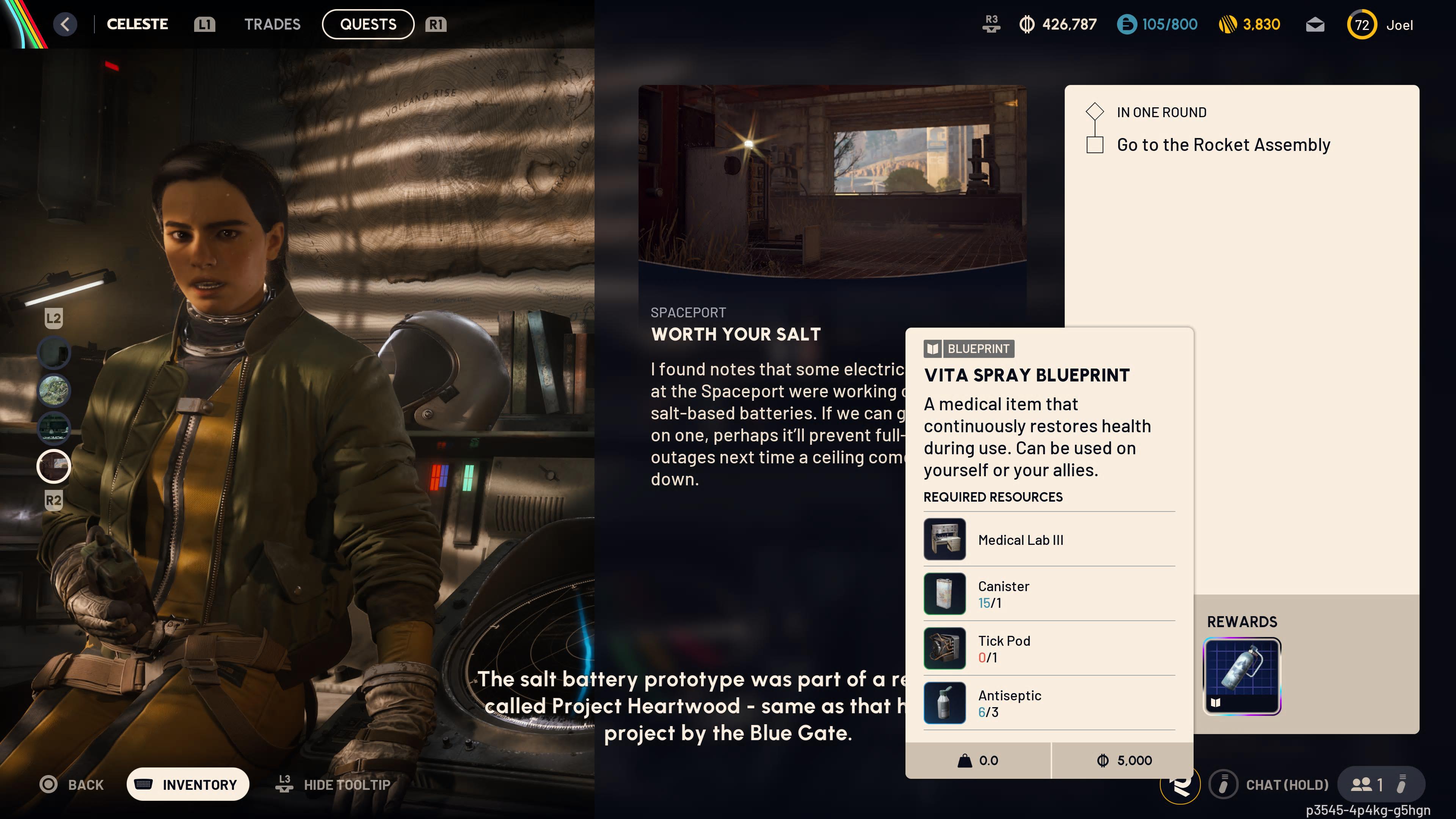 Worth Your Salt quest in Arc Raiders