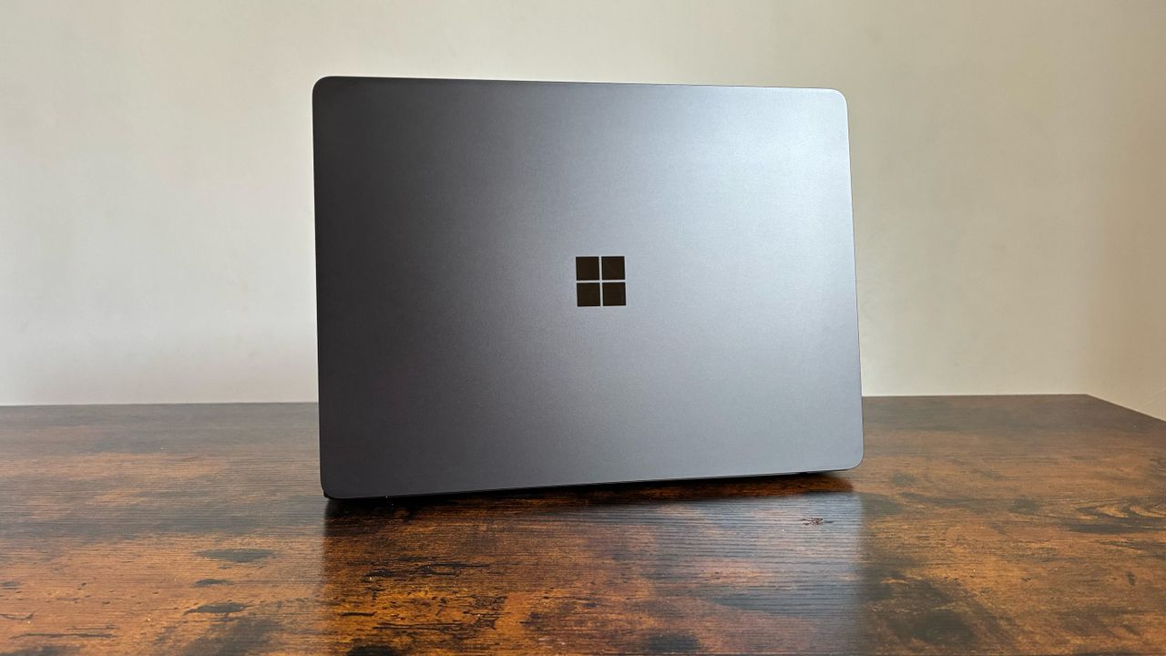 The Microsoft Surface Laptop 8 on a desk
