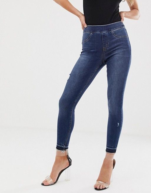 wonderfit black skinny jeans