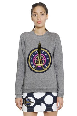 Kenzo Eiffel Embroidery Cotton Jersey Knit, £205