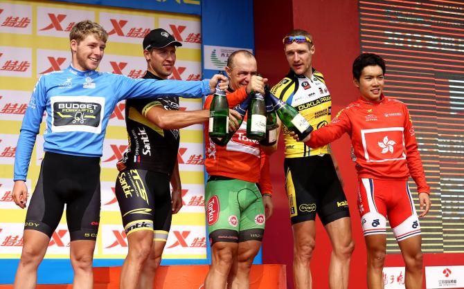 The jersey holders after stage 5